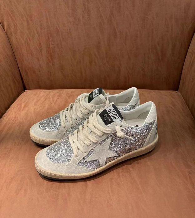 Golden Goose Silver Glitter