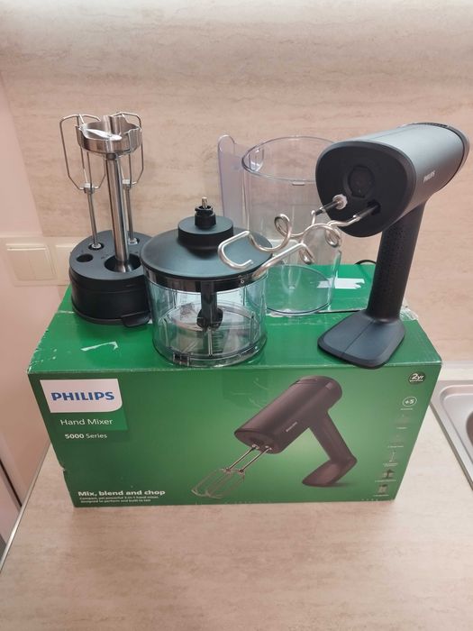 Ръчен миксер Philips 5000 Series, 3 в 1
