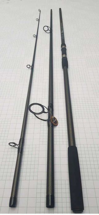SET 4 Lansete 3,6m WIND BLADE Fino CARP EB-1 din 3 buc 3,75LBS 50mm