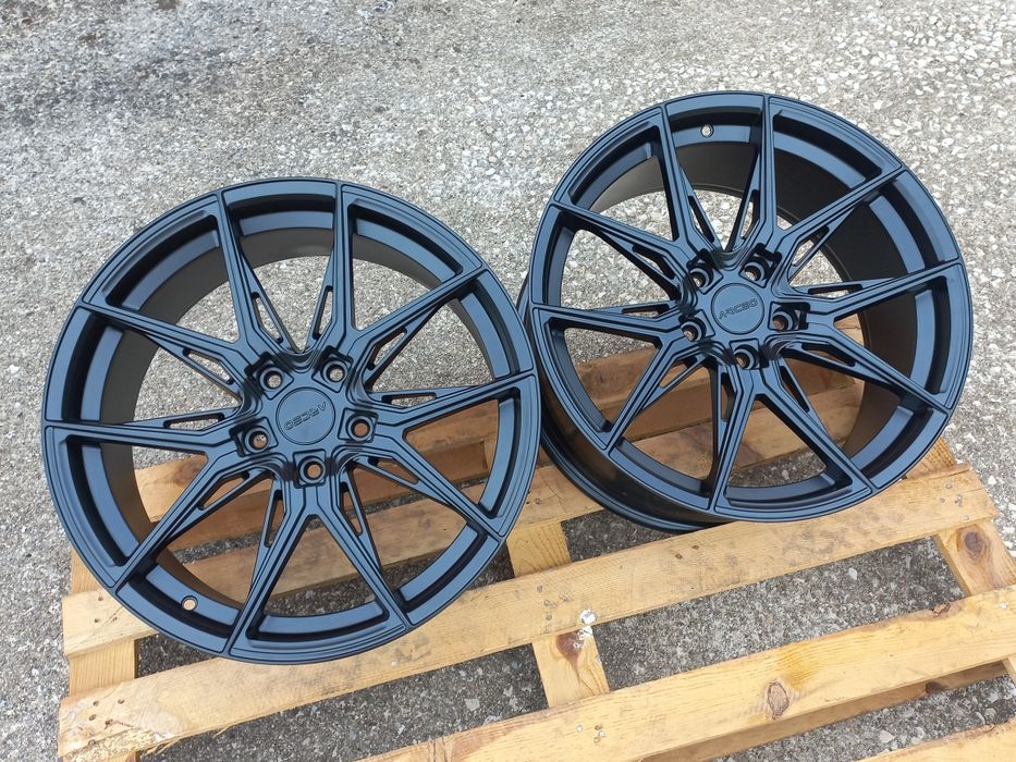 19"Marsille Bmw 5×120 E46 E90 E91 E92 F10 G11 F12 X1 X3 X5 4x4 Black Matt .8.5ж ет33
