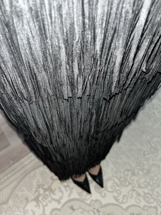 Юбка вечерняя бахрома