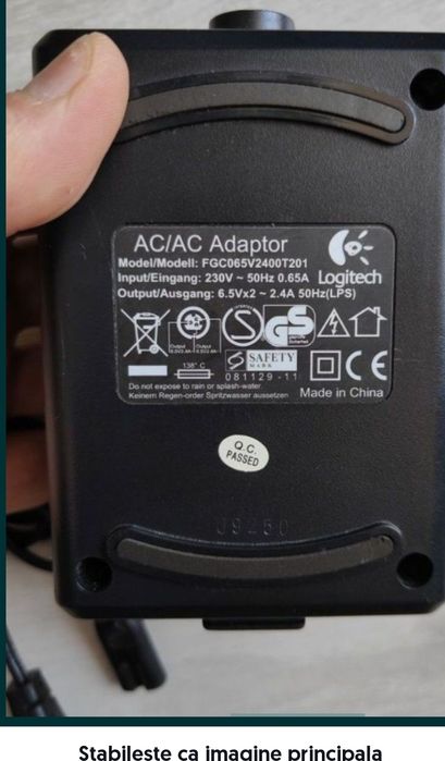 Încărcător alimentator boxa Logitech Pure-Fi Dream 6,5x2V-2,4A