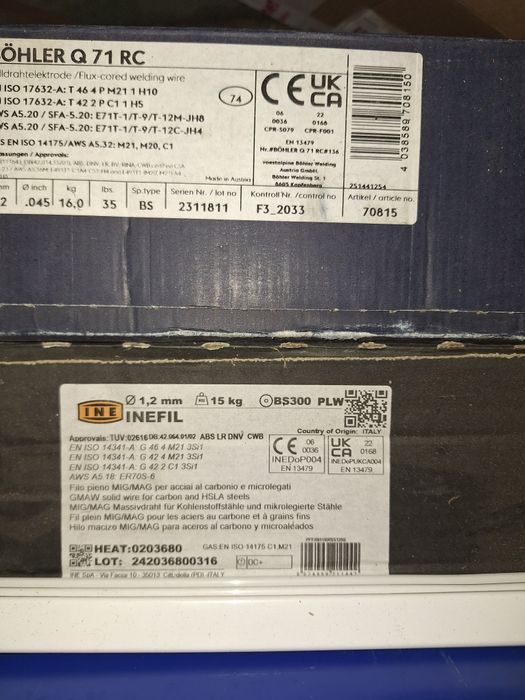 Vând 2 role sarma puls 16kg și 15kg merg și fără gaz