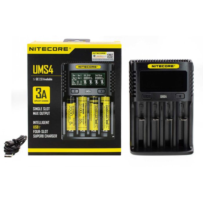 Зарядное устройство Nitecore UMS4 Намного Круче чем Liitokala