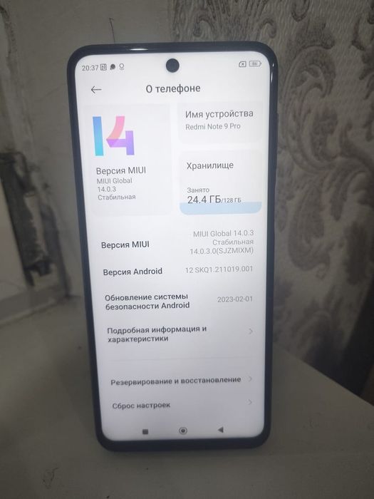 Продам смартфон  редми нот9 про