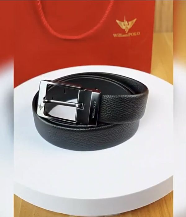 Мъжки официален колан WilliamPAUL LEATH*/Естествена кожа -15% Промоция