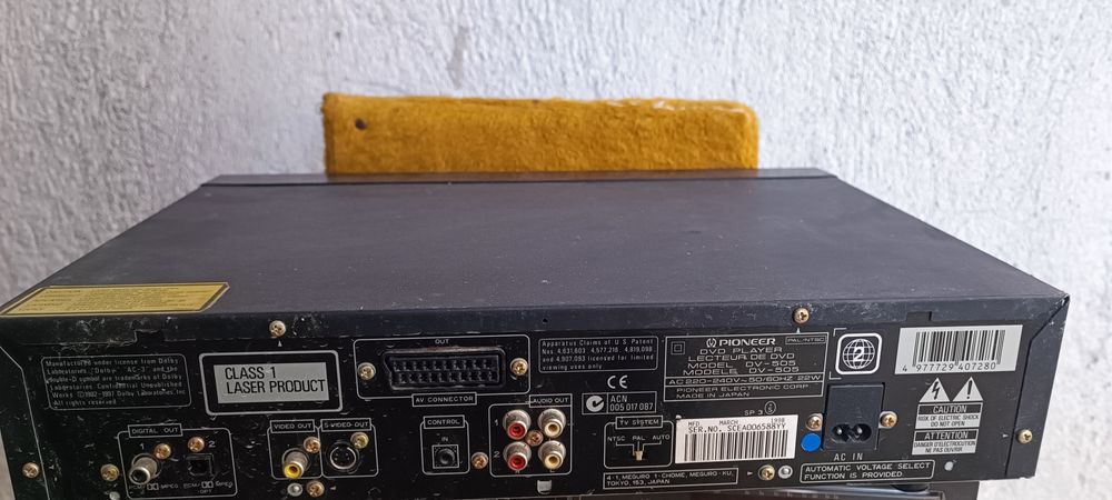 Dvd pioneer dv-505