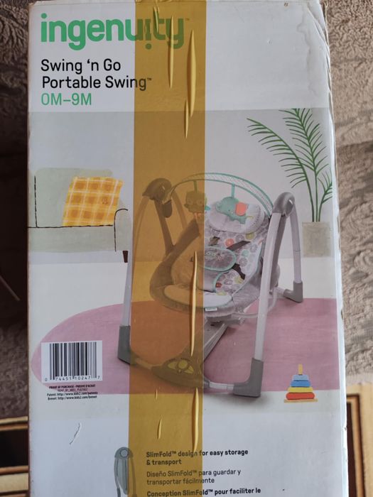 Ingenuity swing n go portable swing