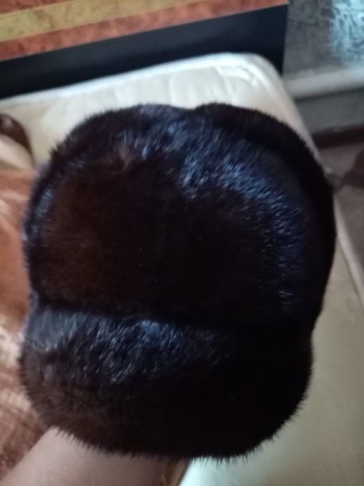 Норковая шапка мужская