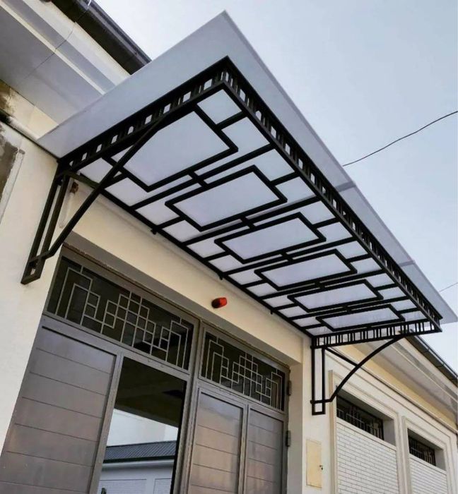 Навес,перила,дарвоза