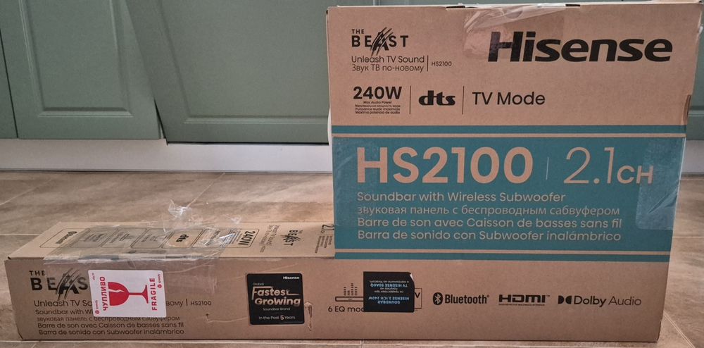Саундбар Hisense HS2100 2.1