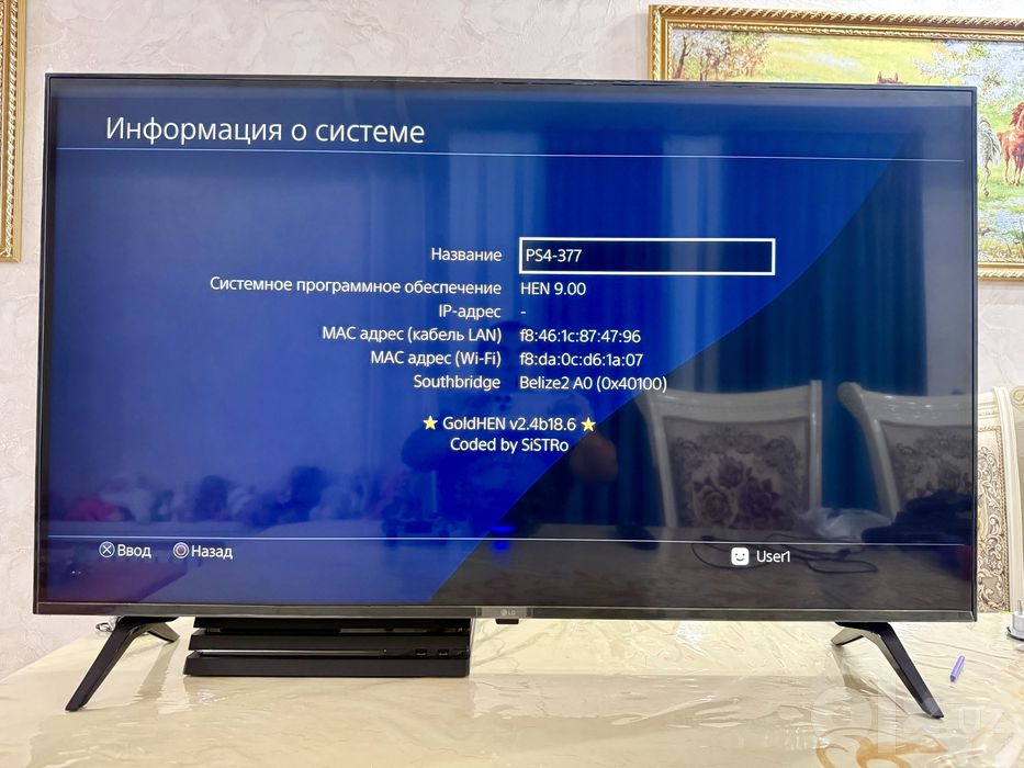 PlayStation 4 Pro 1TB Взлом 9.00