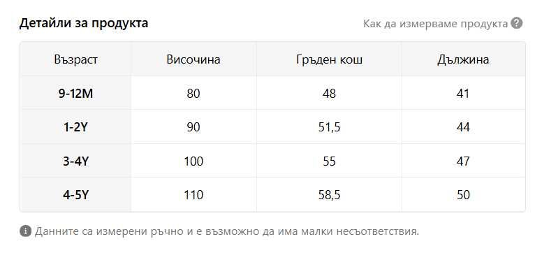 Детски бански "Пчеличка"