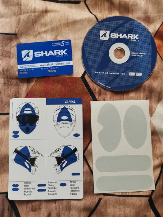 Каска за мотокрос, крос, кросов мотор, супермото Shark Varial Anger