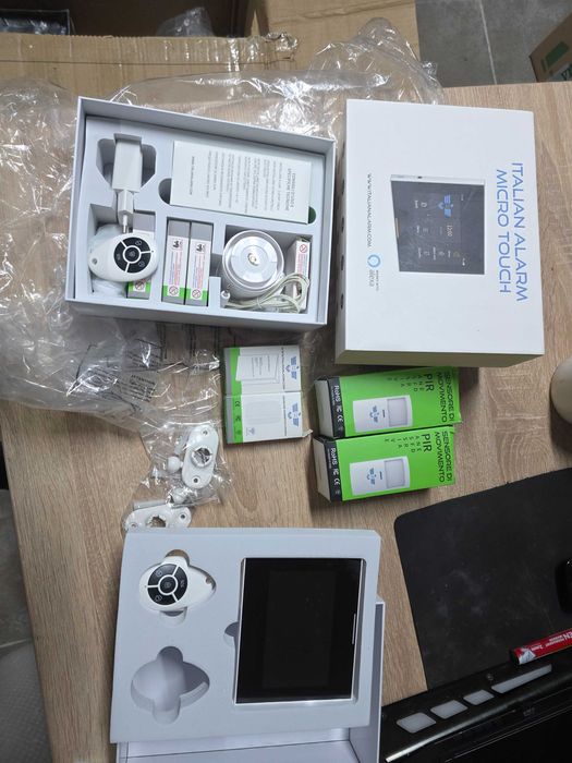 Alarmă wireless WiFi pentru casă, Antiefracție wireless, Tuya, 4G