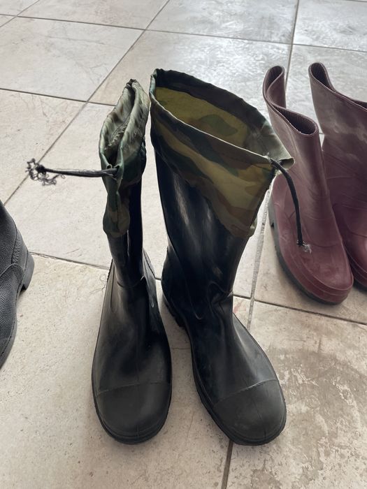 Сапоги резиновые, кирзовые