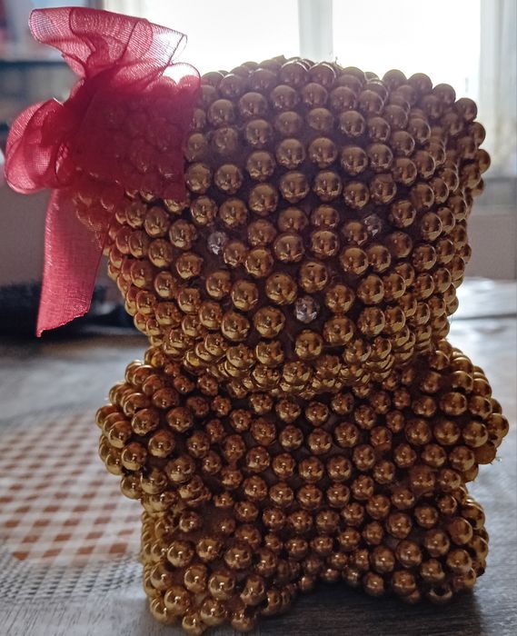 Ursuleți din spumă cu mărgele