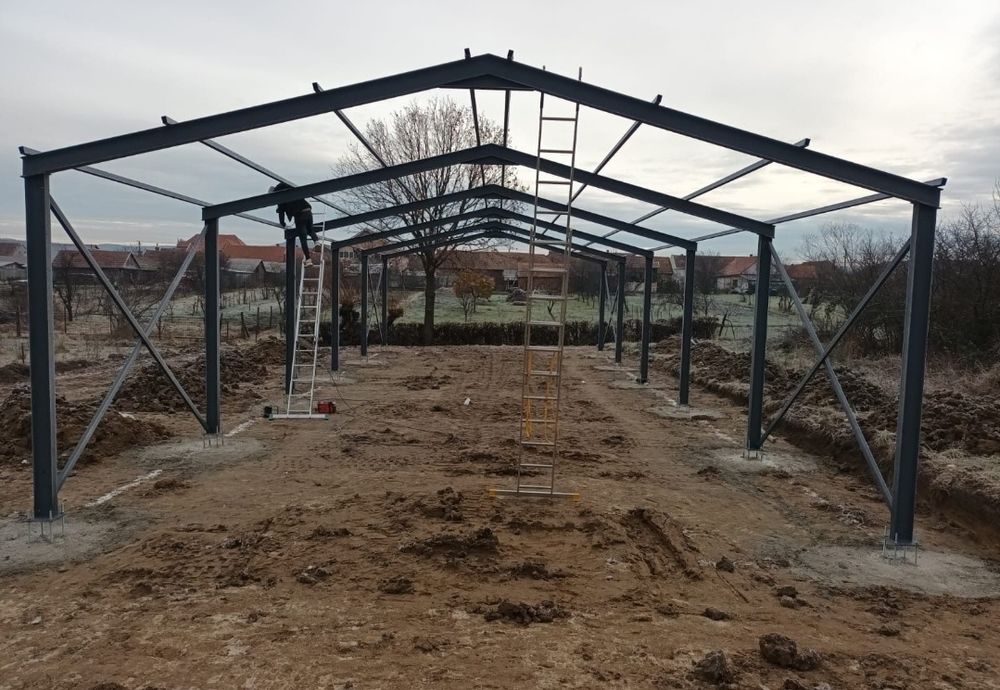 Vand hale structuri metalice