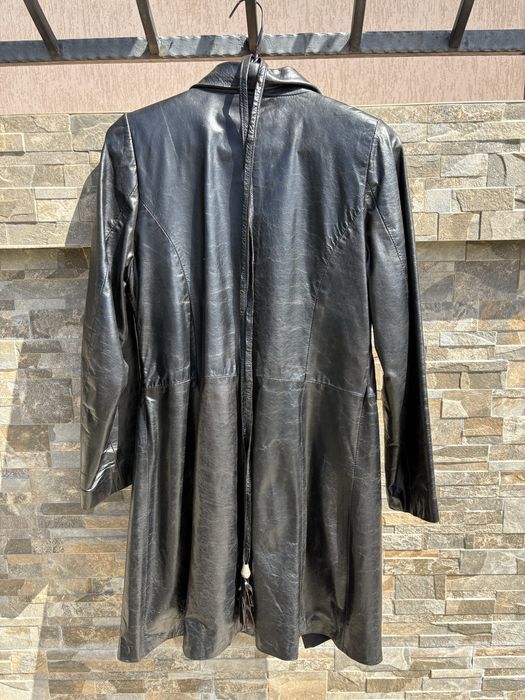 Дълго кожено яке