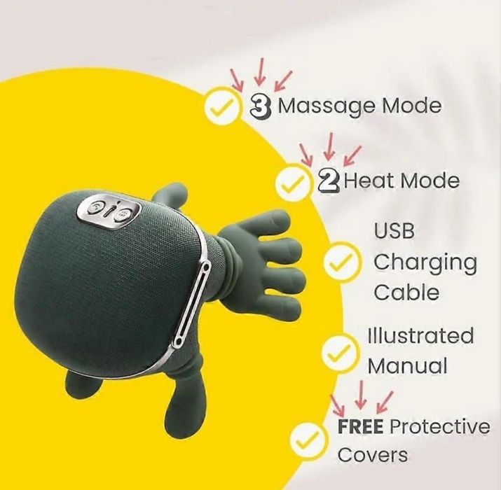 Aparat de masaj cervical gat si umeri 3D pentru relaxare si dureri