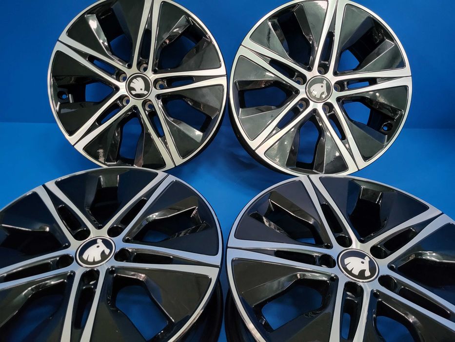 Vand jante bicolore 5x112 R18 pt Skoda Karoq