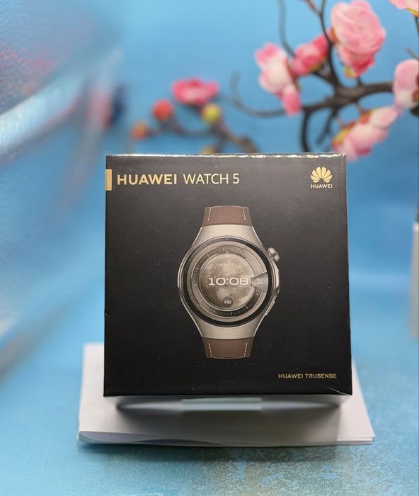 НОВ!!! Смарт часовник Huawei Watch 5, 46mm, LTE, Brown