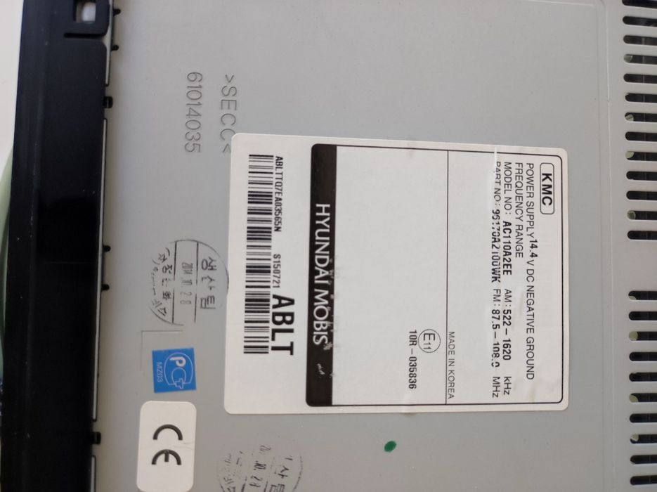 Оригинално радио Kia Ceed JD Bluetooth MP3 USB – AC110A2EE