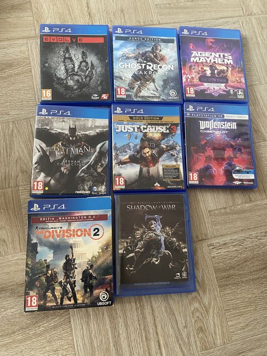 Vând jocuri PS4, 18+!