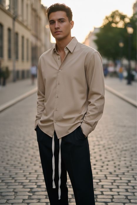 Camasi Casual/Elegante fara nasturi! Calitate TOP!