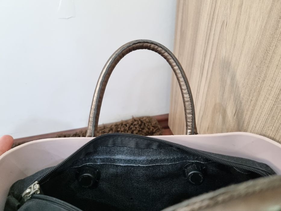 Geanta Obag originale Italia + manere piele