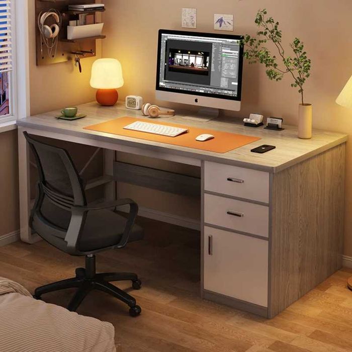 Письменный  Компьютерный стол с полками для школьников Рабочее место