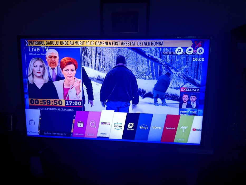 Televizor Smart LG 49UH603V diagonala 125 cm