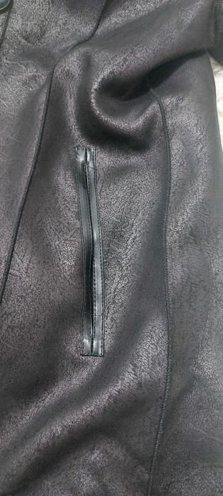 Шуба из цигейки  натуральная.