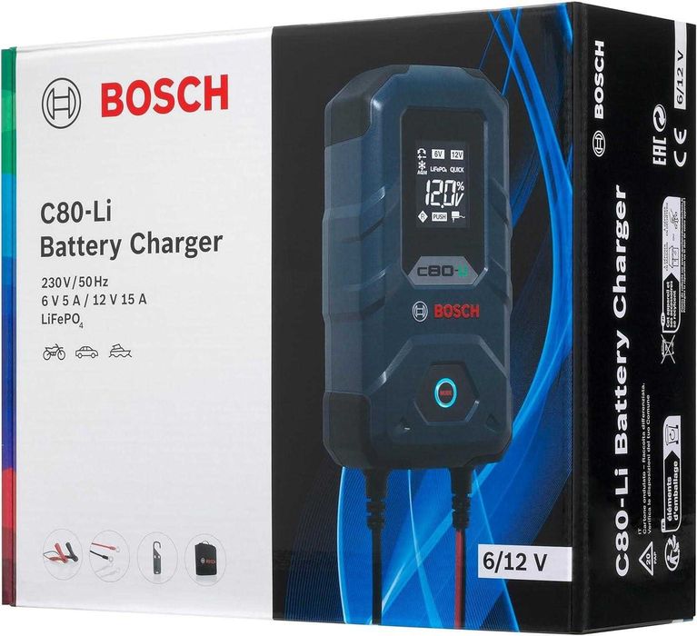 Зарядно Устройство За Акумулатор Bosch C80-Li 6V/12V