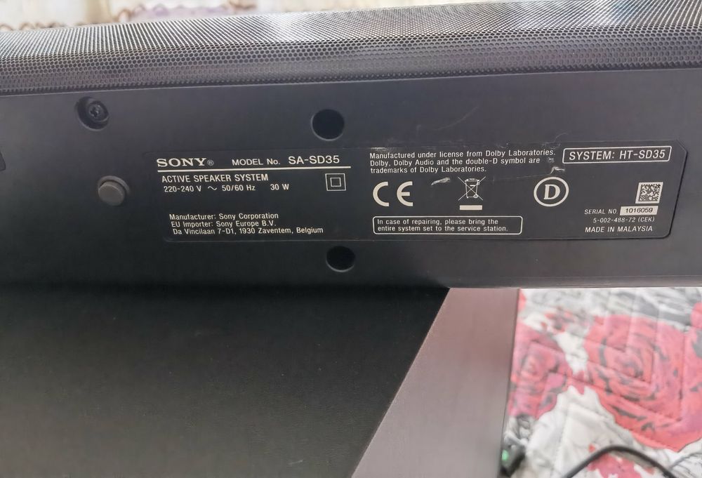 Soundbar sony 320w