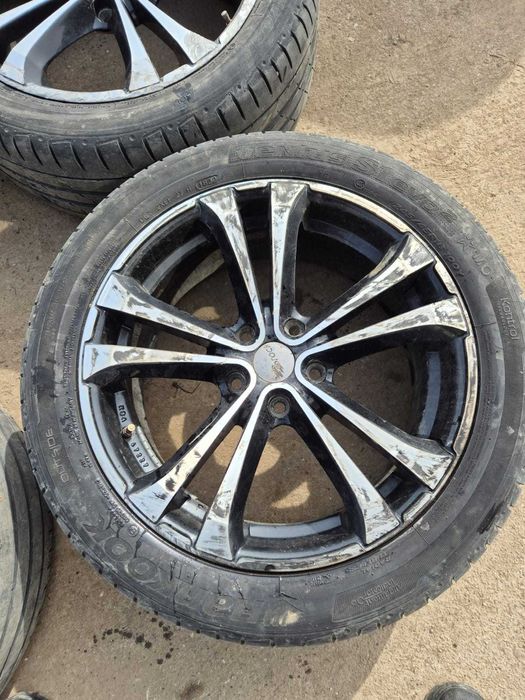 Set Jante aliaj 5x115 cu anvelope vara 245/45 r18 8j et 48  Latitude