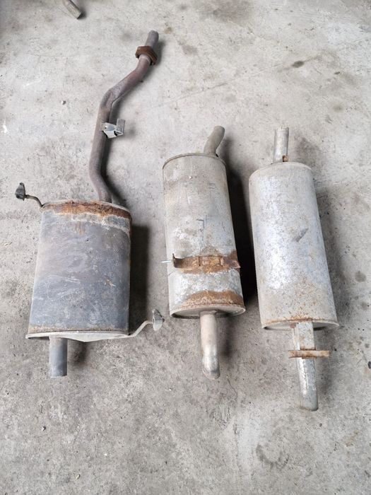 BMW e36 глушитель на BMW e36