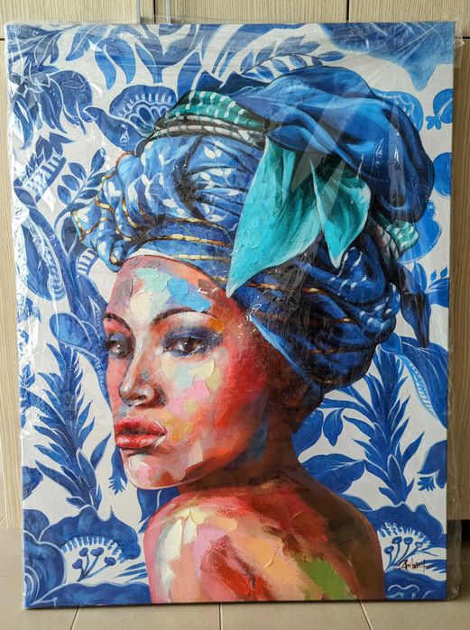 Tablou canvas pictat manual