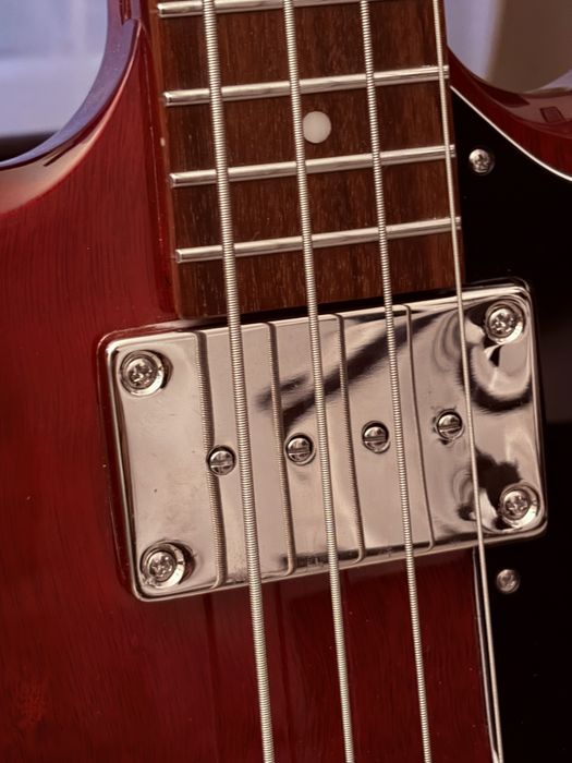 chitara bass Epiphone EB-0, cherry, short scale