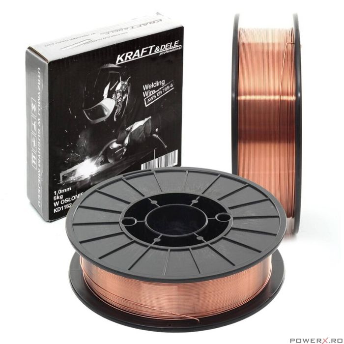 Sarma pentru sudura, 1 mm 5 kg, cuprata, Kraft