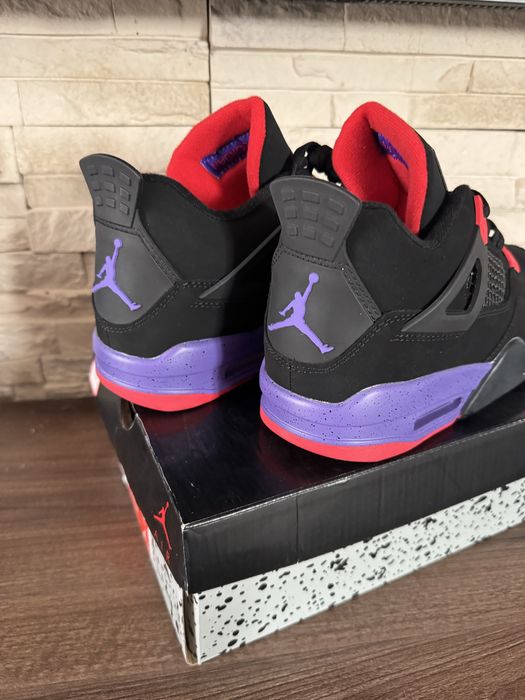 Air jordan 4 black purple 43