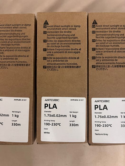 Filamente Sunlu/Anycubic PLA Diverse Culori