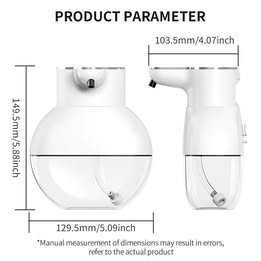 dozator sapun smart cu acumulator inclus