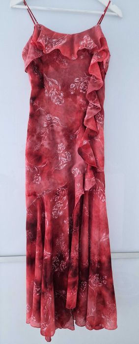 Rochie de ocazie, corai/roz mar.S