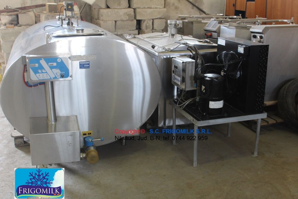 Montam oriunde in tara tanc racire lapte 6000 litri MUELLER , IN STOC
