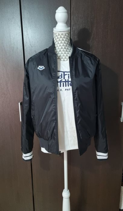 Jacheta cu 2 fețe galben-negru