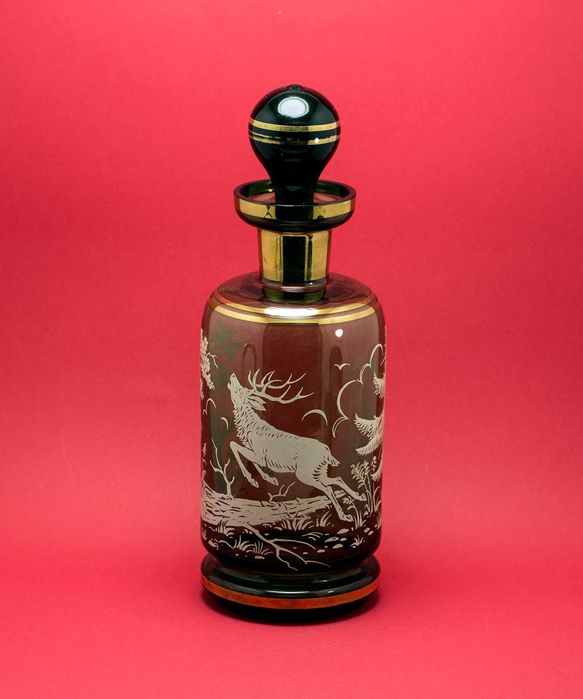 Антикварнгый Графин Богема 50-е годы,