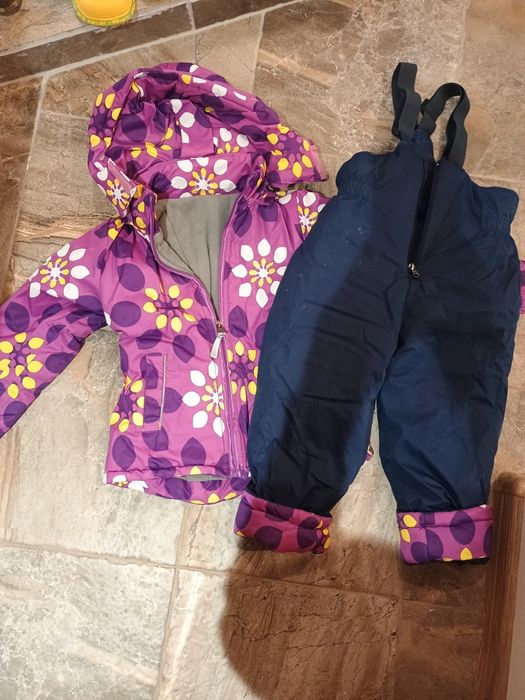 Пролетни якета ескимос и зимен комплект яке с гащеризон размер 98 (2-3