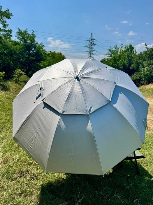Чадър Риболов, Плаж С ТЕНТА Диаметър 2.00м/2.20м/2.40м/2.60 UV60+Клапа