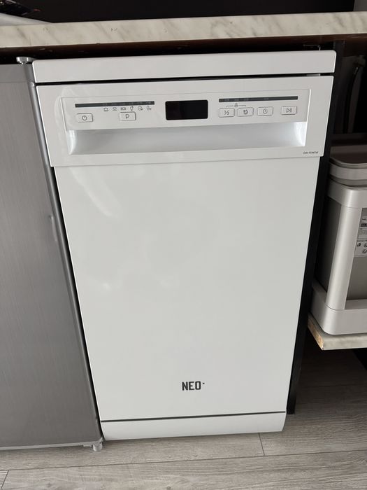 Заглавие: Нова съдомиялна NEO DW-FS945W, 45 см, бяла